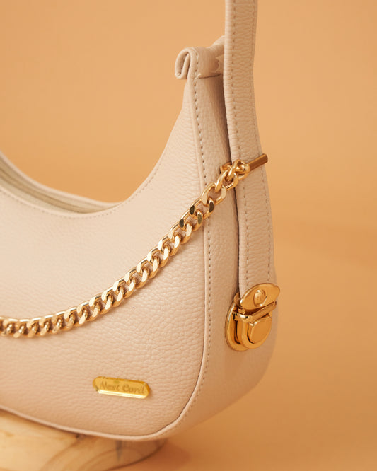 NestCord Luxe Crescent Bags - Ivory