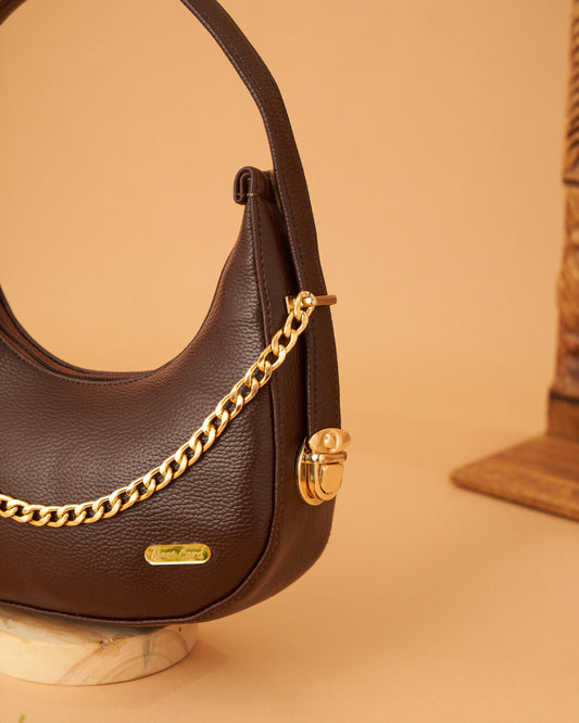 NestCord Luxe Crescent Bags - Brown