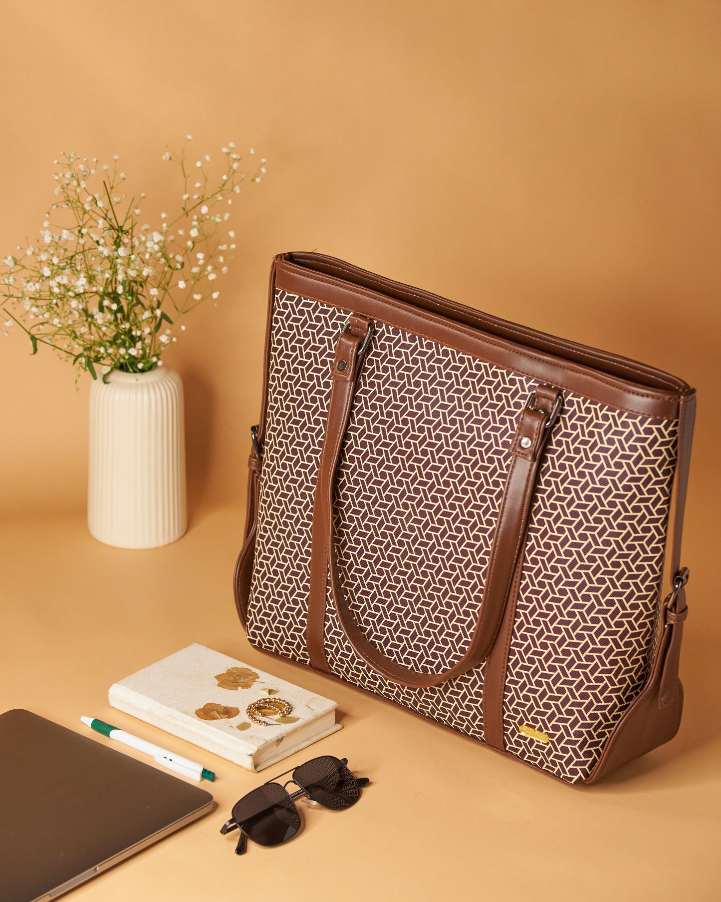 NestCord Luxe Tote Bag - Brown