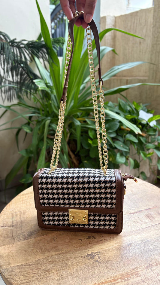 NestCord Luxe Compact Sling - Tan Brown