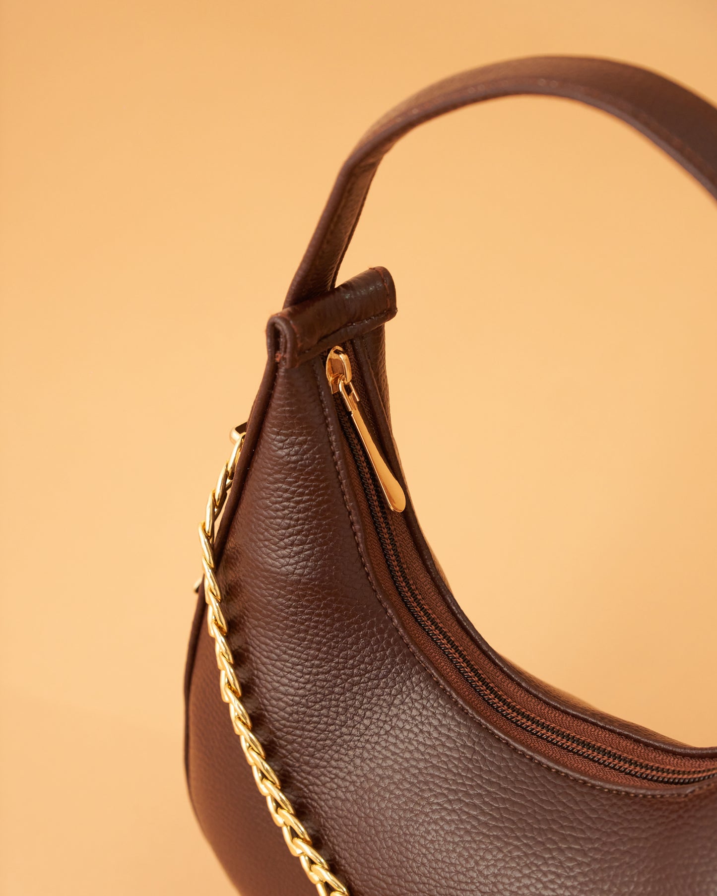 NestCord Luxe Crescent Bags - Brown