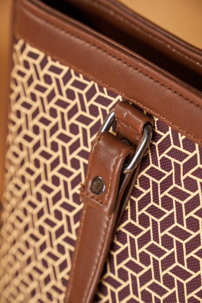 NestCord Luxe Tote Bag - Brown