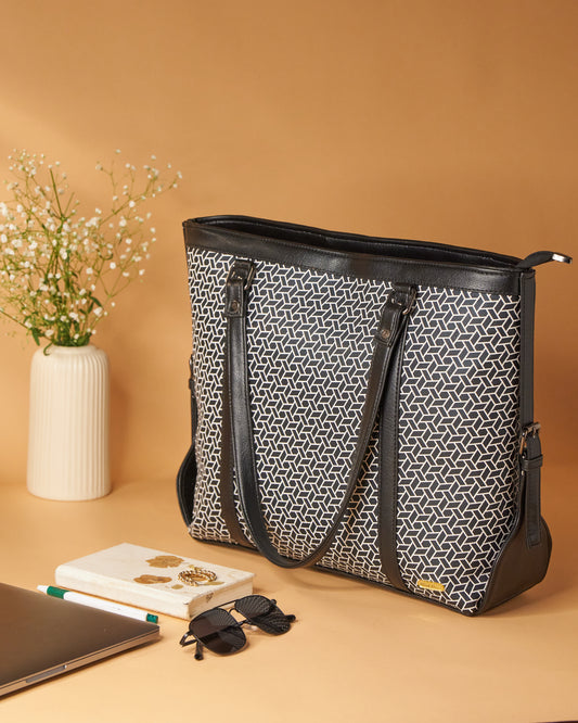 NestCord Luxe Tote Bag - Black