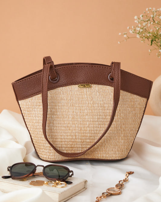 NestCord Boho Bucket Bag - Brown
