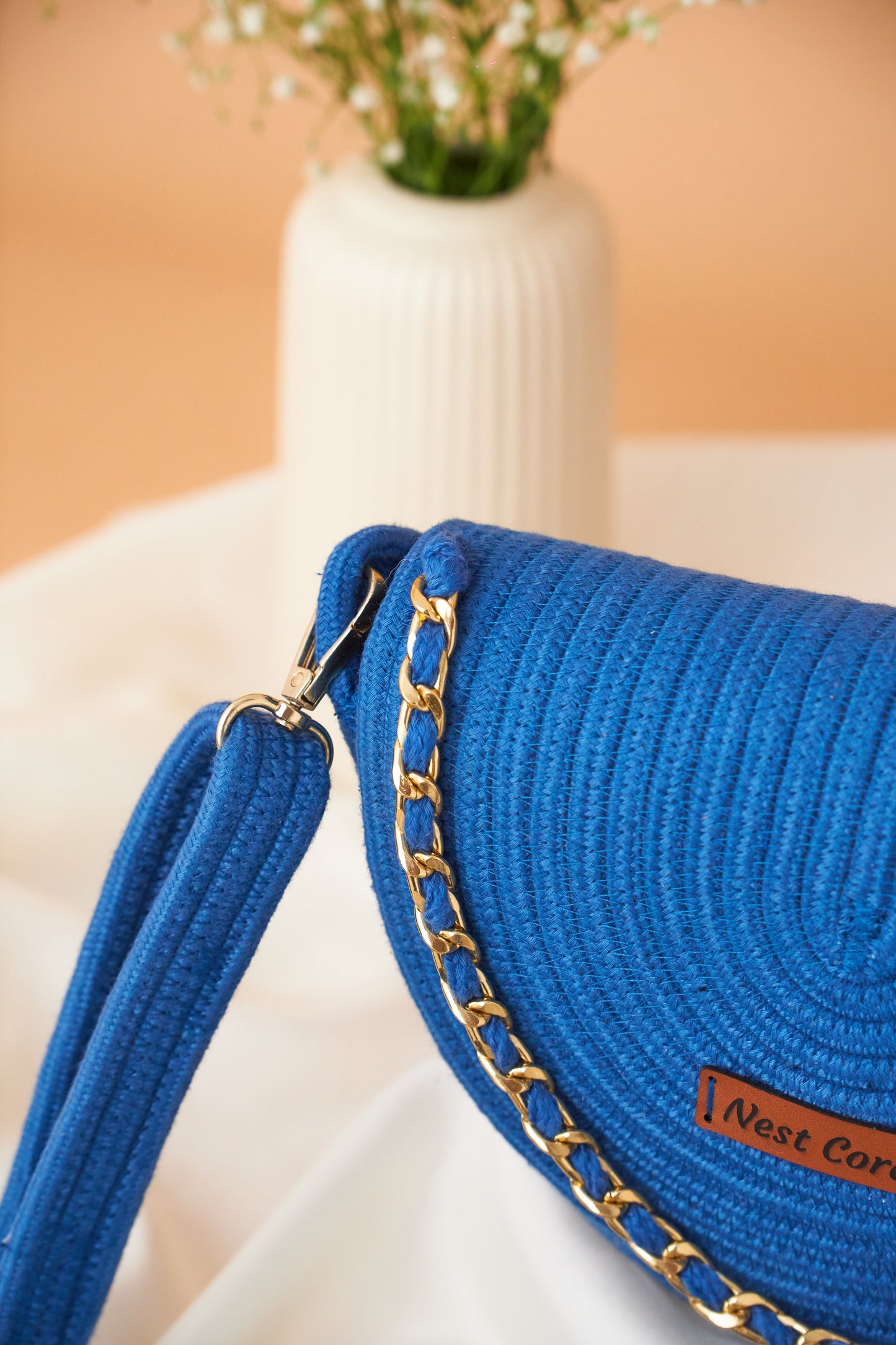 Half Moon Crossbody Sling - Blue