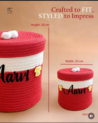 Nest Cord Signature Large-Red With Name