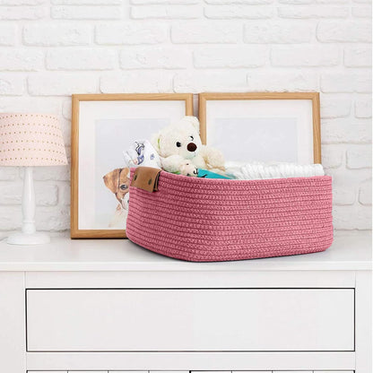 Organizer Box Jute Basket Handwoven